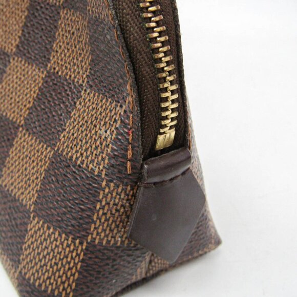 LOUIS VUITTON Brown Damier Pouch - Picture 8 of 14